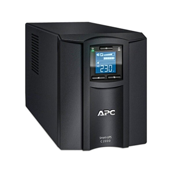 SMC2000I-(1)-APC Smart-UPS C, Line Interactive, 2000VA, Tower, 230V, 6x IEC C13+1x IEC C19 outlets