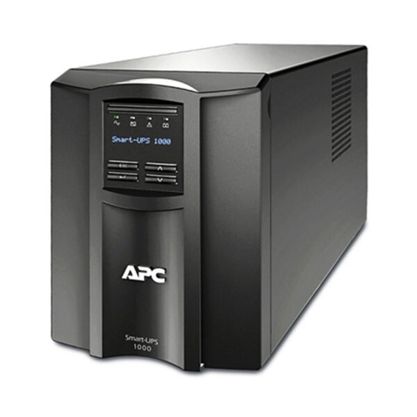 SMT1000I-(1)-APC Smart-UPS, Line Interactive, 1000VA, Tower, 230V, 8x IEC C13 outlets, SmartSlot, AVR, LCD