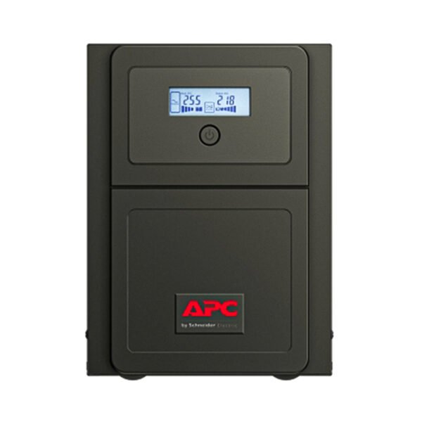 SMV1000I-MS-(2)-APC Easy UPS 1 Ph Line Interactive, 1000VA, Tower, 230V, 4 Universal outlets, AVR, LCD