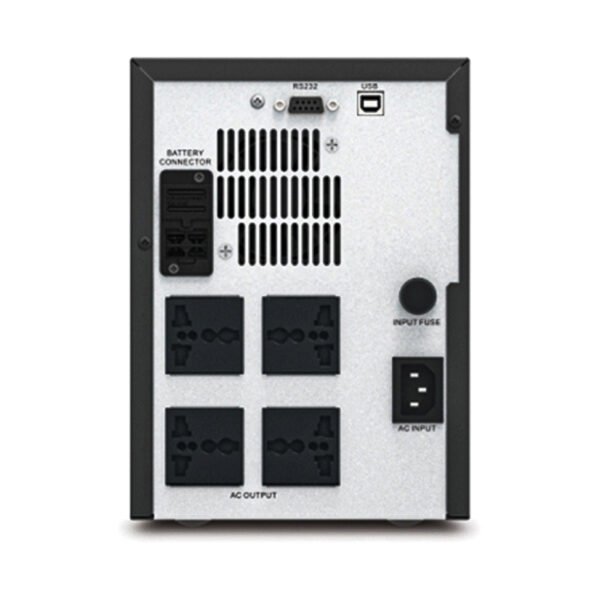 SMV1000I-MS-(3)-APC Easy UPS 1 Ph Line Interactive, 1000VA, Tower, 230V, 4 Universal outlets, AVR, LCD