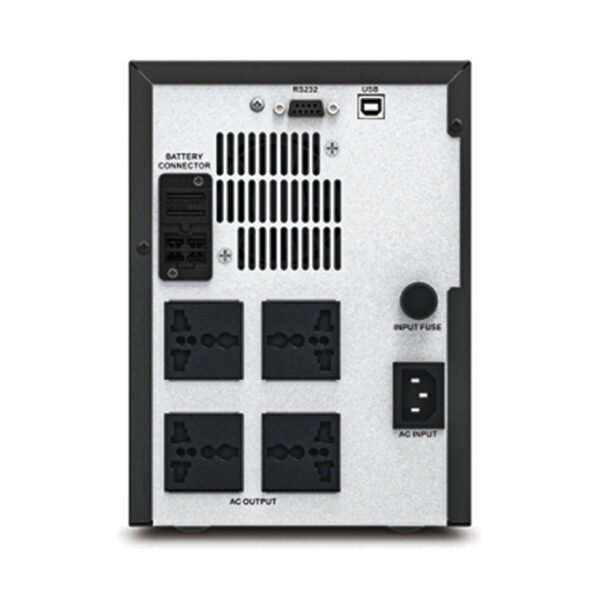 SMV1500AI-MS-(3)-APC Easy UPS 1 Ph Line Interactive, 1500VA, Tower, 230V, 4 Universal outlets, AVR, LCD