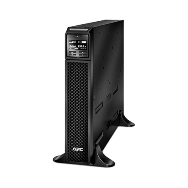 SRT2200XLI-(1)-APC Smart-UPS On-Line, 2200VA, Tower, 230V, 8x C13+2x C19 IEC outlets, SmartSlot, Extended runtime, W-O rail kit