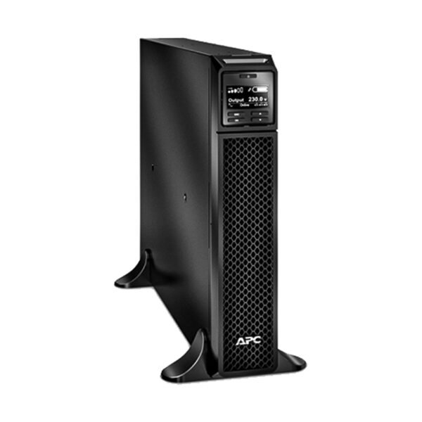 SRT2200XLI-(2)-APC Smart-UPS On-Line, 2200VA, Tower, 230V, 8x C13+2x C19 IEC outlets, SmartSlot, Extended runtime, W-O rail kit